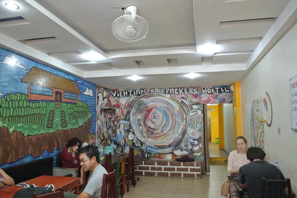 Vientiane Backpackers Hostel מראה חיצוני תמונה